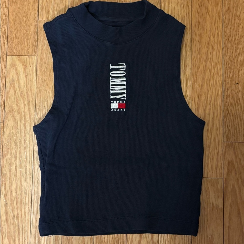 navy Tommy Hilfiger sleeveless top